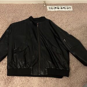Small Black Leather Women’s Jacket